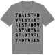 Mid Heather Gray t-shirt med Tvålstad ordlek t-shirt