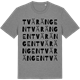 Mid Heather Gray t-shirt med Tvärängen ordlek t-shirt