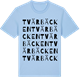 Blue Soul t-shirt med Tvärbäcken ordlek t-shirt