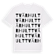 Tvärhult ordlek t-shirt