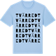 Blue Soul t-shirt med Tvärred ordlek t-shirt