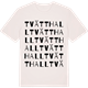 Vintage White t-shirt med Tvätthall ordlek t-shirt
