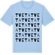 Blue Soul t-shirt med Tveta ordlek t-shirt