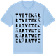Blue Soul t-shirt med Tvetekärr ordlek t-shirt