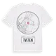 White t-shirt med Tveten t-shirt