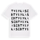 Tybykasen ordlek t-shirt