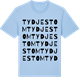Blue Soul t-shirt med Tydje stom ordlek t-shirt