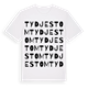Tydje stom ordlek t-shirt
