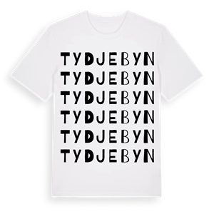 Tydjebyn ordlek t-shirt – ekologisk bomull t-shirt från Pinshirt