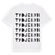 Tydjebyn ordlek t-shirt