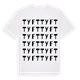 White t-shirt med Tyft ordlek t-shirt