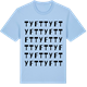 Blue Soul t-shirt med Tyft ordlek t-shirt
