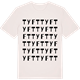 Vintage White t-shirt med Tyft ordlek t-shirt