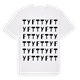 White t-shirt med Tyft ordlek t-shirt