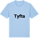Blue Soul t-shirt med Tyfta fetstil t-shirt
