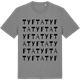 Mid Heather Gray t-shirt med Tyfta ordlek t-shirt