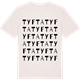 Vintage White t-shirt med Tyfta ordlek t-shirt
