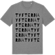 Mid Heather Gray t-shirt med Tyfterna ordlek t-shirt