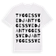 Tyggessvedjan ordlek t-shirt