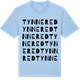 Blue Soul t-shirt med Tynnered ordlek t-shirt