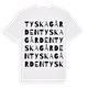 Tyskagården ordlek t-shirt