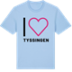 Blue Soul t-shirt med Jag älskar Tyssingen t-shirt stort tryck