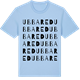 Blue Soul t-shirt med Ubbared ordlek t-shirt