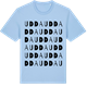 Blue Soul t-shirt med Udda ordlek t-shirt