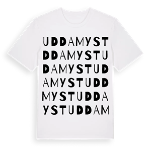 Uddamyst ordlek t-shirt – ekologisk bomull t-shirt från Pinshirt
