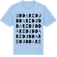 Blue Soul t-shirt med Uddared ordlek t-shirt