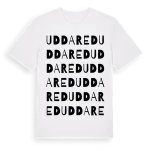 Uddared ordlek t-shirt – ekologisk bomull t-shirt från Pinshirt