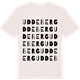 Vintage White t-shirt med Uddeberg ordlek t-shirt