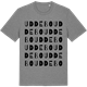 Mid Heather Gray t-shirt med Uddebo ordlek t-shirt