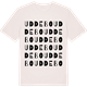 Vintage White t-shirt med Uddebo ordlek t-shirt