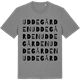 Mid Heather Gray t-shirt med Uddegården ordlek t-shirt