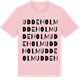 Pink Cotton t-shirt med Uddeholm ordlek t-shirt