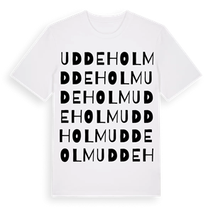 Uddeholm ordlek t-shirt – ekologisk bomull t-shirt från Pinshirt