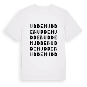 Udden ordlek t-shirt – ekologisk bomull t-shirt från PinShirt