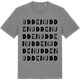 Mid Heather Gray t-shirt med Udden ordlek t-shirt