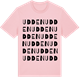 Pink Cotton t-shirt med Udden ordlek t-shirt