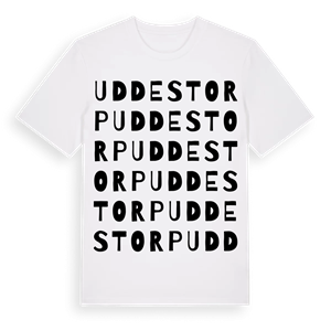 Uddestorp ordlek t-shirt – ekologisk bomull t-shirt från Pinshirt