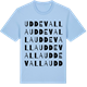 Blue Soul t-shirt med Uddevalla ordlek t-shirt