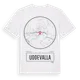 White t-shirt med Uddevalla t-shirt
