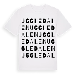 Uggledalen ordlek t-shirt – ekologisk bomull t-shirt från Pinshirt