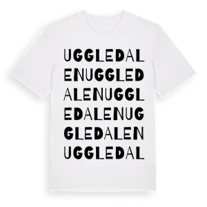 Uggledalen ordlek t-shirt – ekologisk bomull t-shirt från Pinshirt