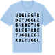 Blue Soul t-shirt med Ugglegärdet ordlek t-shirt