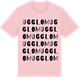 Pink Cotton t-shirt med Ugglom ordlek t-shirt
