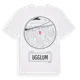 White t-shirt med Ugglum t-shirt