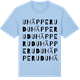 Blue Soul t-shirt med Uhäpperud ordlek t-shirt