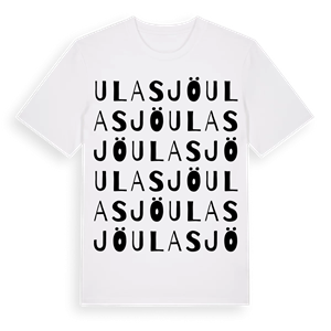 Ulasjö ordlek t-shirt – ekologisk bomull t-shirt från Pinshirt